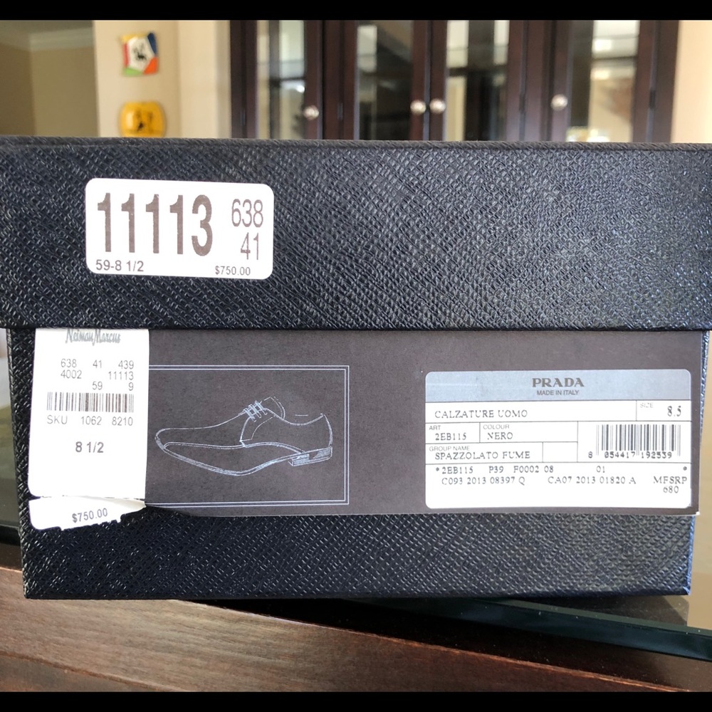 Prada black patent leather dress shoes. - Picture 7 of 7